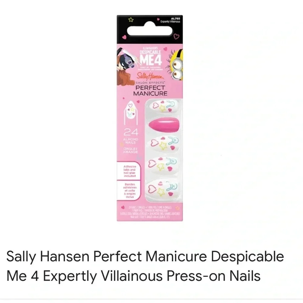 Sally Hansen Despicable Me‎ 4 press on nails NWT - Picture 3 of 9